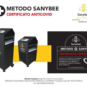 Certificato Anticovid Sicuro Metodosanybee Testato Istituto Zooprofilattico