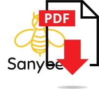 logo Sanybee con icona pdf